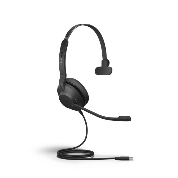 Auriculares estéreo USB C y A Jabra Evolve2 30 SE - Certificación Microsoft Teams - Estéreo - USB tipo C, USB tipo A - Con cable - 20 Hz a 20 kHz - Supraaural, binaural - Supraaural - Cable de 4,92 pies - Tecnología MEMS, micrófono de condensador Electret