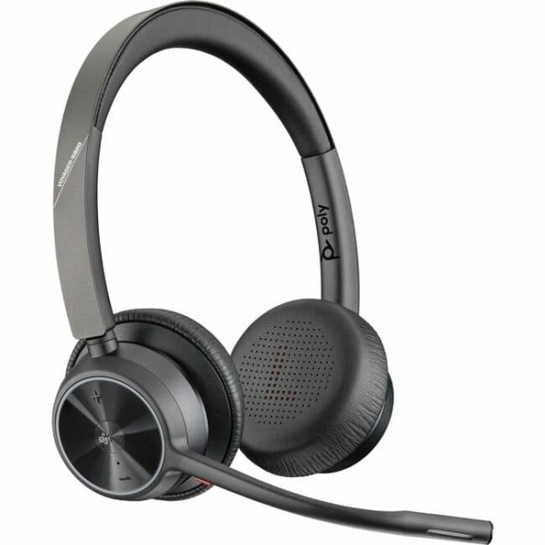 Auriculares USB-A certificados por Microsoft Teams HP Poly Voyager 4320-M + dongle BT700 TAA - Certificación de Microsoft TeamsUSB tipo A