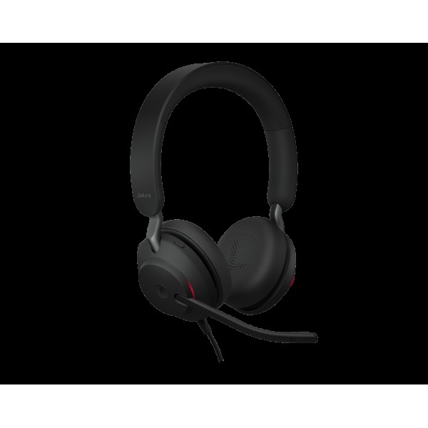 Auriculares Jabra Evolve2 65 - Certificación Microsoft Teams - Mono - Inalámbrico - Bluetooth - 98,4 pies - Supraaural, Sobre la cabeza - Monoaural - Circumaural - Cancelación de ruido - Negro
