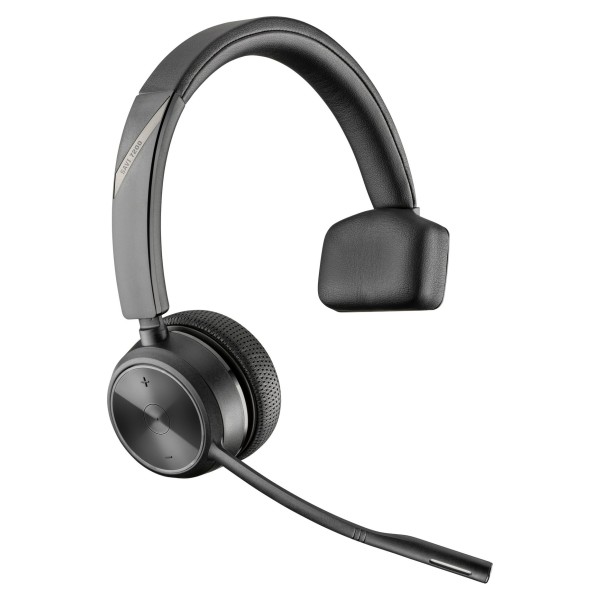 Auriculares HP Poly Savi 7210 Office DECT 1920-1930 MHz TAA - Mono - Inalámbrico - DECT - 393,7 pies - Sobre la cabeza - Monoaural - Auricular - Micrófono con cancelación de ruido Compatible con TAA