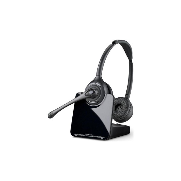 Auriculares HP Poly CS520 XD de densidad extra TAA - Estéreo - Inalámbrico - DECT - 351 pies - Supraaurales - Binaural - Auricular - Cancelación de ruido - Negro - Cumple con TAA