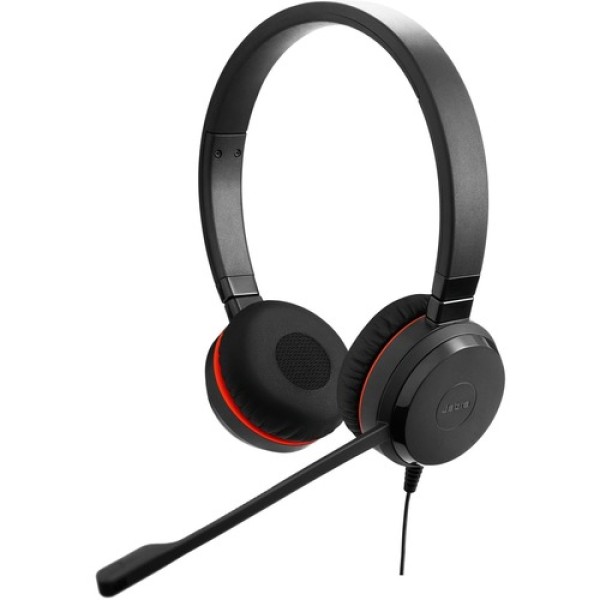 Auriculares Jabra Evolve 30 II - Estéreo - Miniteléfono (3,5 mm) - Con cable - Sobre la cabeza - Binaural - Circumaural - Cable de 3,94 pies - Micrófono con cancelación de ruido - Negro