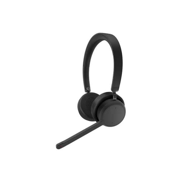 Auriculares estéreo inalámbricos Lenovo - Estéreo - Inalámbrico - Bluetooth - 98,4 pies - 32 ohmios - 20 Hz a 20 kHz - Supraaurales, supraaurales - Binaural - Circumaural - Cable de 4,27 pies - Cancelación de ruido - Negro