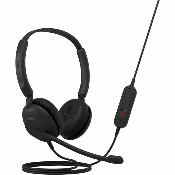 Auriculares Jabra Evolve 10 - Estéreo - USB tipo A - Con cable - 20 Hz a 20 kHz - supraaurales, supraaurales - Binaural - Supraaural - Cable de 6,23 pies - Cancelación de ruido, condensador electret, micrófono unidireccional - Negro