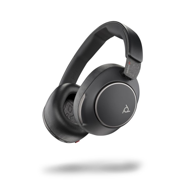 HP Poly Voyager Surround 80 UC Auriculares USB-C certificados por Microsoft Teams + adaptador USB-C/A - Certificación de Microsoft Teams - Estéreo - USB tipo C - Con cable/inalámbrico - Bluetooth - 98 pies - 20 Hz a 20 kHz - Sobre la oreja, sobre la cabez