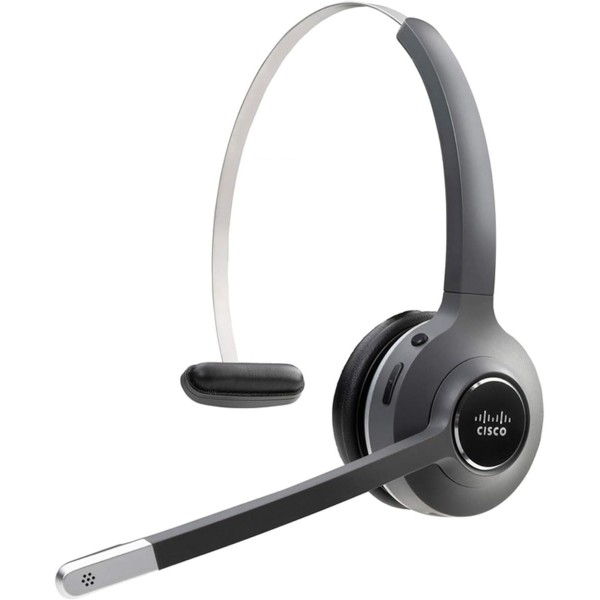Auriculares Cisco 561 - Mono - Inalámbricos - DECT 6.0 - 300 pies 48 kHz - Over-the-head - Monoaural - Supra-aural - Unidireccional, Electret, Micrófono de condensador - Negro