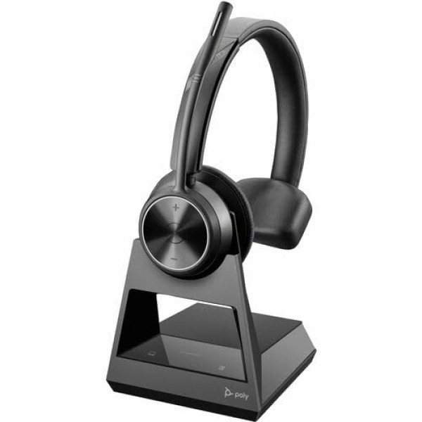 Auriculares HP Poly Savi 7310 Office monoaurales DECT 1920-1930 MHz - Certificación Microsoft Teams - Mono - Inalámbrico - Bluetooth/DECT - 580 pies (176,78 m) - 20 Hz a 20 kHz - Sobre la cabeza, supraaurales - Monoaural - Cancelación de ruido - Negro