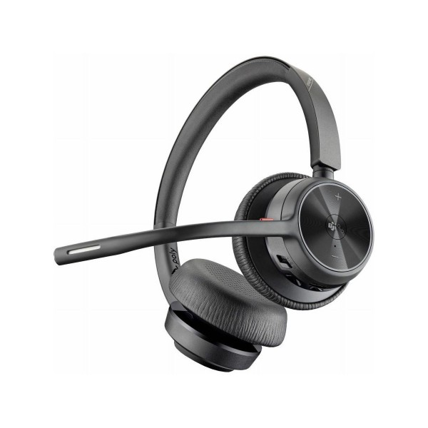 Auriculares HP Poly Voyager 4320 USB-A + dongle BT700 TAA - Certificación de Microsoft Teams - Estéreo - USB tipo A - Con cable/inalámbrico - Bluetooth - 164 pies (50 m) - 20 Hz a 20 kHz - Sobre la cabeza - Binaural - Auricular - Cable de 4,9 pies (1,50 m