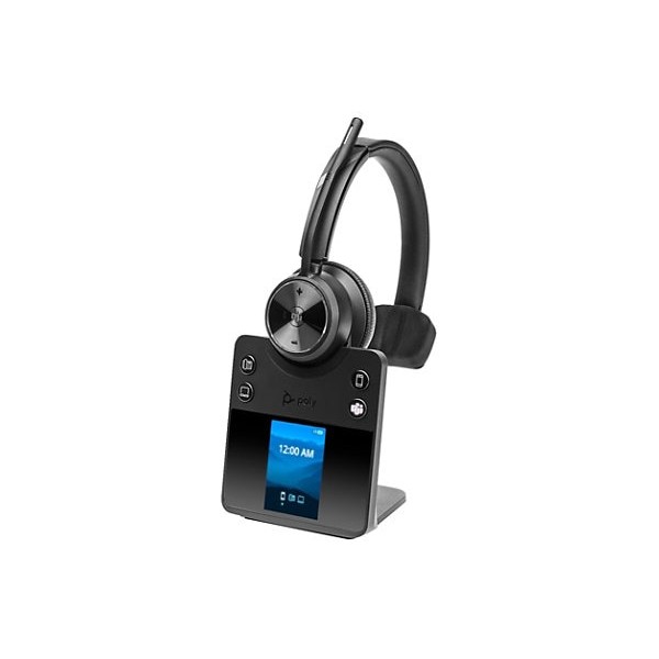 Auriculares monoaurales HP Poly Savi 7410 Office con certificación Microsoft Teams DECT 1920-1930 MHz - Certificación Microsoft Teams - Mono - Inalámbrico - Bluetooth/DECT - 590 pies - Sobre la cabeza, supraaural - Monoaural - Supraaural - Micrófono con c