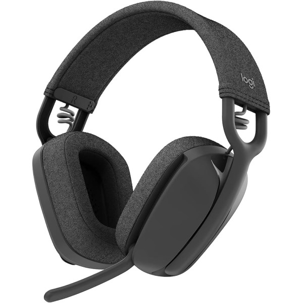 Logitech Zone Vibe 100 Auriculares inalámbricos supraaurales, micrófono con cancelación de ruido, auriculares Bluetooth multipunto avanzados, grafito - estéreo - inalámbrico - Bluetooth - 98,4 pies - supraaurales - binaural - auricular - micrófono con can